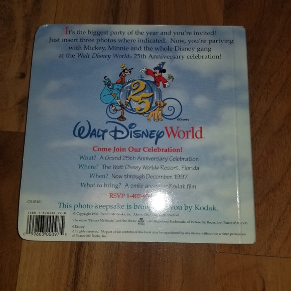 Disney 25th Anniversary photobook - Picture 7 of 7